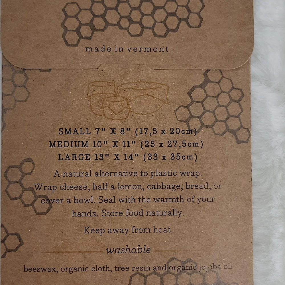 Bee's Wrap Food Wrap Set - Picture 3 of 5